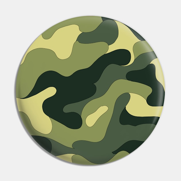 Military Camoflague Pattern Pin by Dreamer