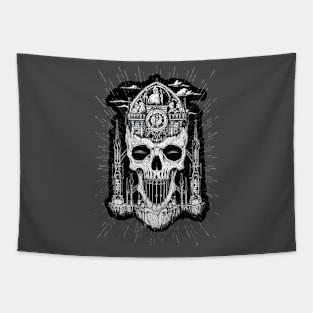 Skull Of Architects Tapestry