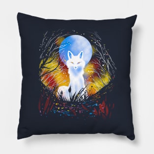 The magical artic fox Pillow
