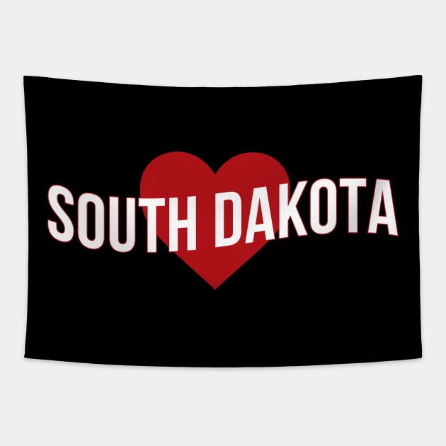 South Dakota Love Tapestry by Novel_Designs