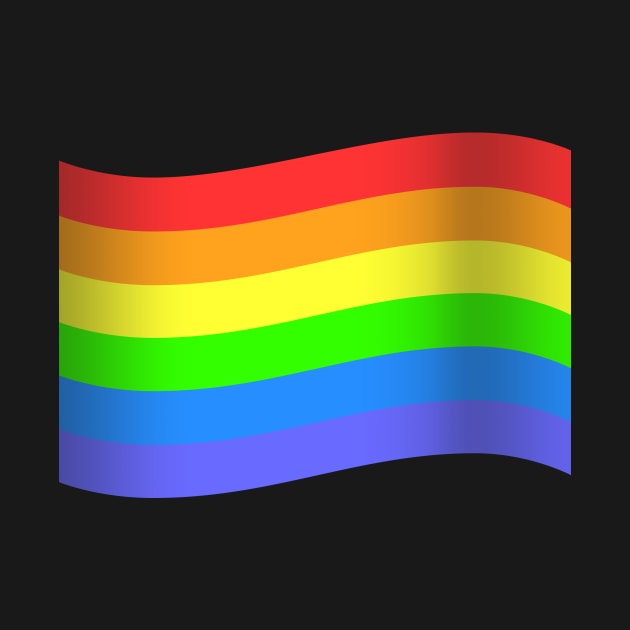 Rainbow Flag Emoji Power by Punchzip