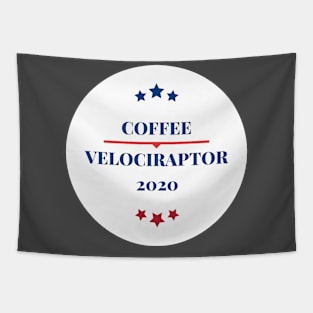 Coffee/Velociraptor 2020 Tapestry