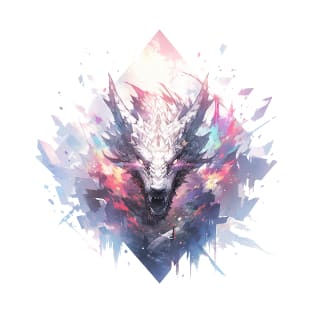 Colorful Dragon Head T-Shirt