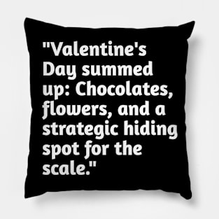 Funny valentines day humour Pillow