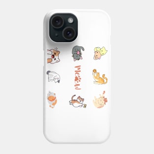 Adorable Cats and Kittens Sticker Pack Phone Case