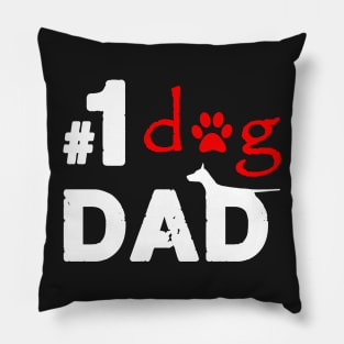 Dog Dad Funny Father's Day Tee Pillow