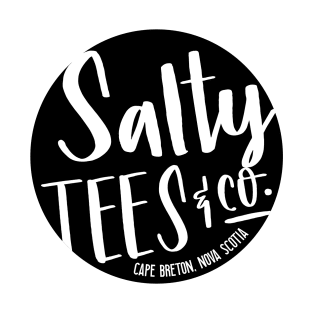 SALTY TEES LOGO | BLACK T-Shirt