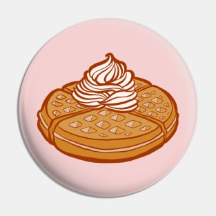 Belgian Waffle Love Pin