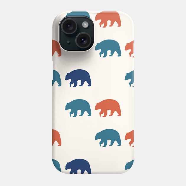 Black Bear (Pacific) Phone Case by Cascade Patterns