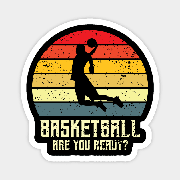 Basketball player Magnet by HANART