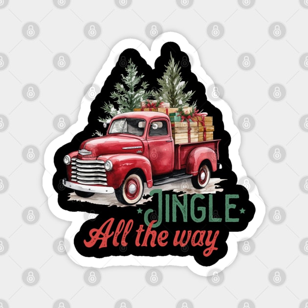 Jingle All The Way Magnet by MZeeDesigns