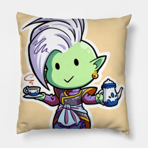 Kaioshin Apprentice, Zamasu Pillow by RocioZero