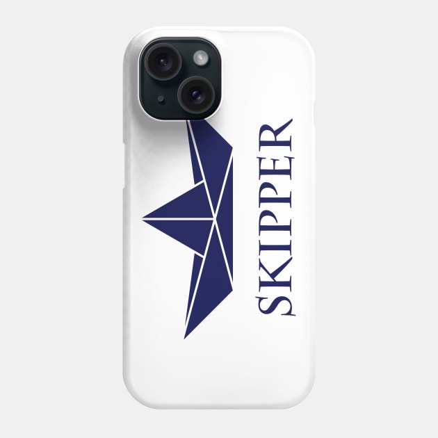 Skipper (Sea Captain / Paper Boat / Paper Ship / Navy) Phone Case by MrFaulbaum