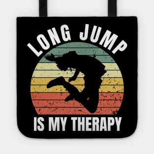 Long Jump Funny Tote