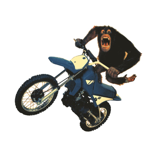 Monkey on a Dirt Bike by Megatrip