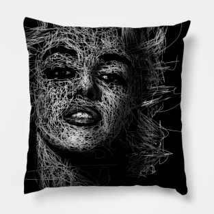 marilyn monroe style Pillow