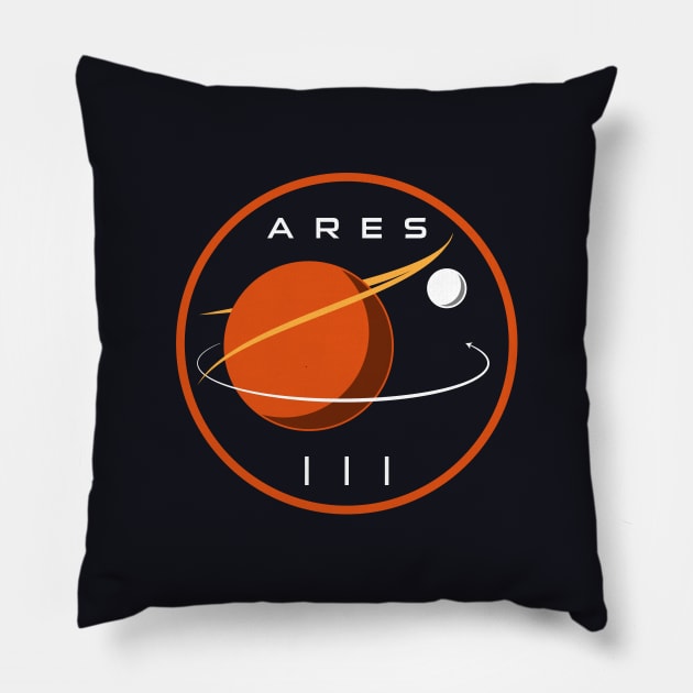 ARES III Pillow by Davidhedgehog