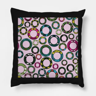 floral rings flower Pillow