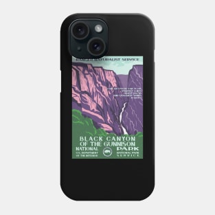 Black Canyon Of The Gunnison National Park WPA Phone Case