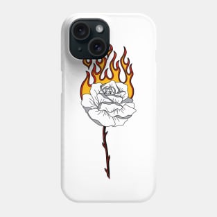 Burning Rose Phone Case