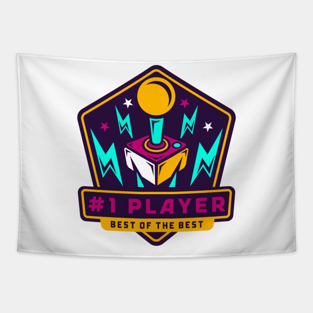 #1 PLAYER Tapestry by The Print Factory