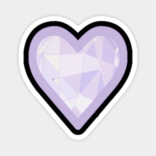 Purple Wall Heart Magnet