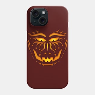 Pumpkin Face Phone Case