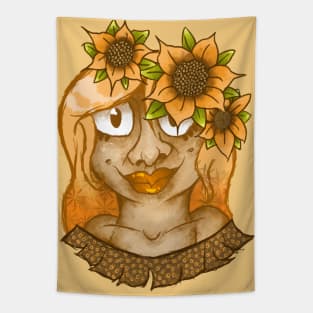 Sunny Sunflowers Tapestry