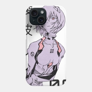 Rei Ayanami Evangelion Manga v2 Phone Case