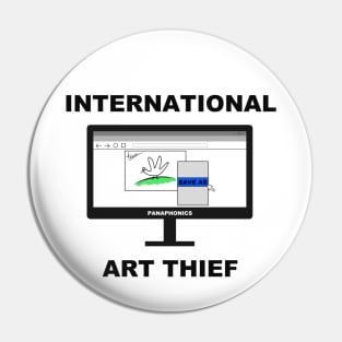 International Art Thief Pin