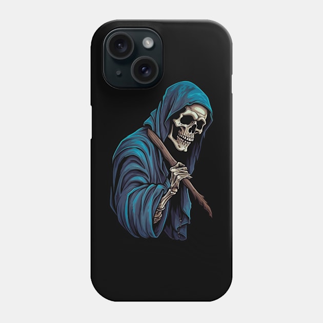 The Blue Reaper - Creep Softly and Carry a Big Stick Phone Case by SeaStories