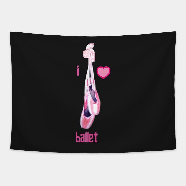 I love ballet Tapestry by tavartist