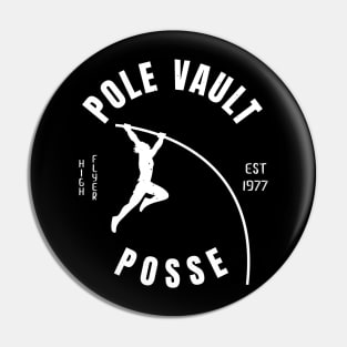 Men Athletics Pole Vault Posse Athlete Gift Pin