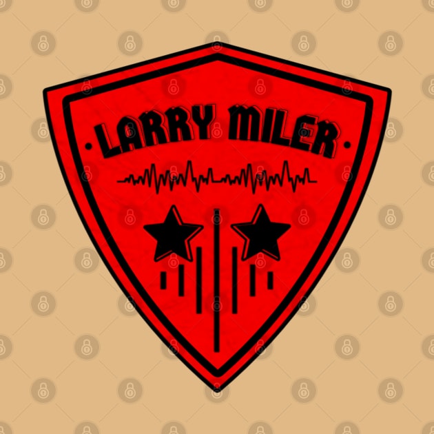 logo work with the addition of a name larry miler so it looks really cool by Summer_Bummer