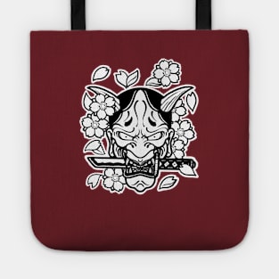 Copy of Copy of Japanese Hannya mask. Tote