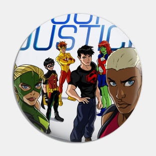 Young Justice The Team Pin