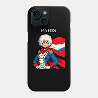 Paris France Female Comic Book Superhero Phone Case