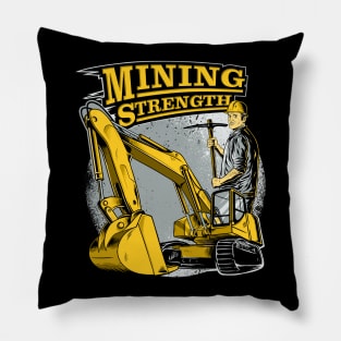 Excavator Mining Strength Pillow