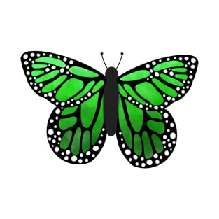 Green butterfly T-Shirt