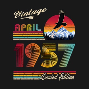 April 1957 Birthday T-Shirt