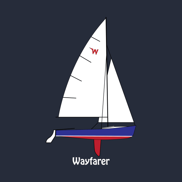 Wayfarer Dinghy Sailboat by CHBB