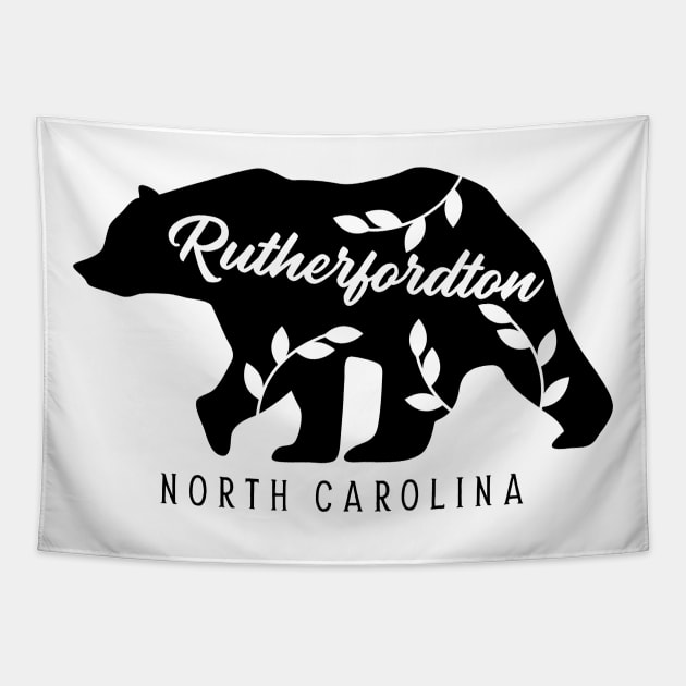 Rutherfordton North Carolina Tourist Souvenir Tapestry by carolinafound