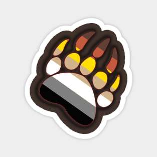 Bear Pride Paw Magnet