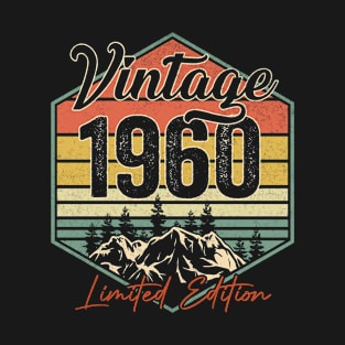 62 Year Old 62  Birthday Gifts Vintage 1960 Limited Edition T-Shirt