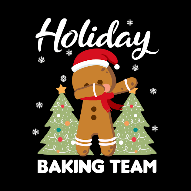 Holiday Baking Dabbing Gingerbread Christmas Gift by 2blackcherries