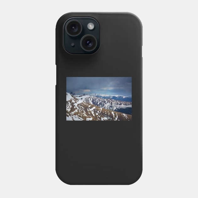 Mountain range in the spring Phone Case by naturalis