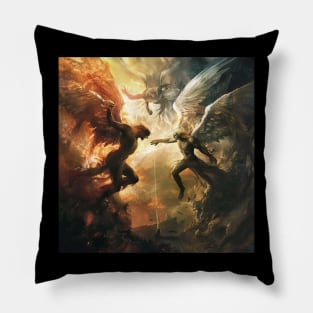 Angel vs Devil Pillow