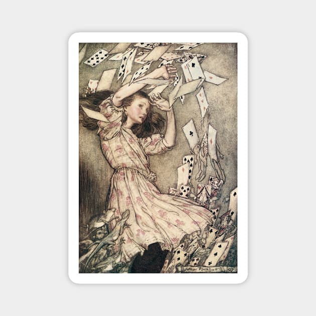 Alice’s Adventures in Wonderland by Arthur Rackham Magnet by MasterpieceCafe