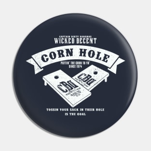 wicked decent official Cornhole Pin