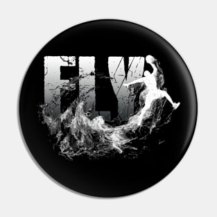 Fly High Streetball & Basketball Player Pin